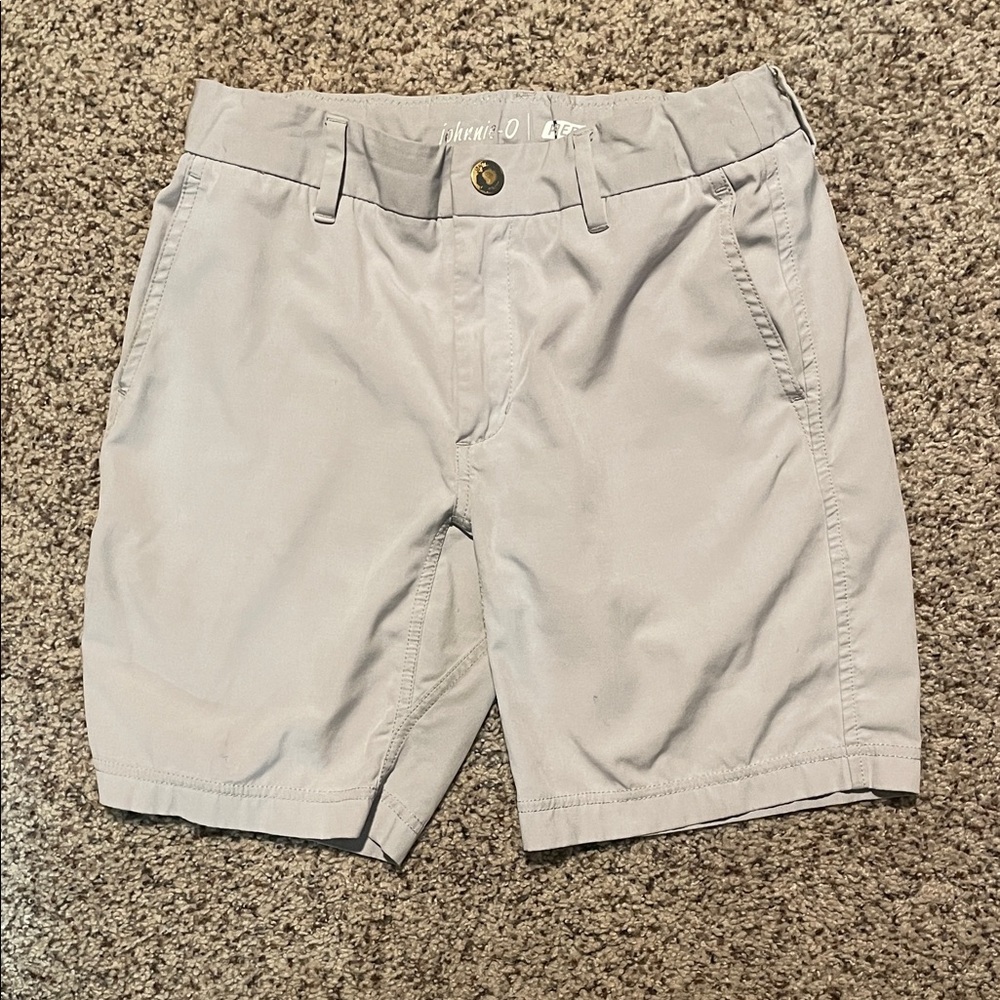 johnnie-O Gray Prepformance Shorts 12